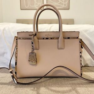 Never worn* new kate spade light pink/dust rose handbag